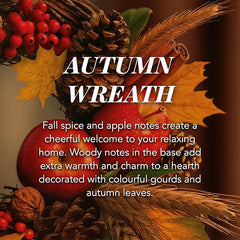 Yankee Candle Scented Candle | Autumn Wreath Large Jar | Long Burning Candles: up to 150 Hours | Perfect Gifts for Women