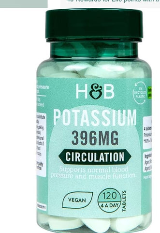 Holland & Barrett-Potassium 120 Tablets