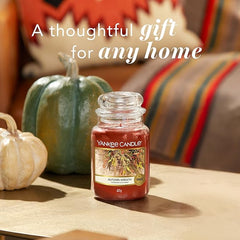 Yankee Candle Scented Candle | Autumn Wreath Large Jar | Long Burning Candles: up to 150 Hours | Perfect Gifts for Women