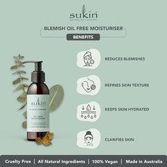 Sukin Oil Free Moisturiser 125 ml (Pack of 2)
