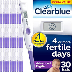 Clearblue Advanced Digital Ovulation Test and Early Pregnancy Test - Trying for A Baby Kit, Double Your Chances of Getting Pregnant, 30 Digital Ovulation Tests and 3 Ultra Early Pregnancy Tests