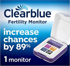 Clearblue Fertility Monitor Advanced, Test for Ovulation & Pregnancy, Increases Chances of Getting Pregnant Naturally by 89%, 1 Touch Screen Monitor (Test Sticks Sold Separately), Packaging May Vary