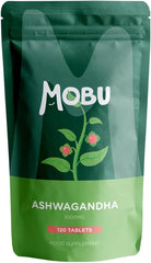 MOBU-Ashwagandha 1000mg 120 Tablets | High Strength Ashwagandha Supplement | Ayurvedic | GMP Approved | Vegan | Letterbox Friendly | MOBU UK