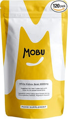 Mobu-White Kidney Bean Extract 5000mg 120 Tablets | Carbohydrate Control Supplement | Blood Glucose Support & Weight Management