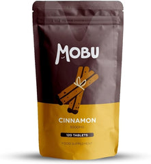 Mobu -Cinnamon 3000mg 120 Tablets – Blood Sugar Control Weight Management – Anti-Inflammatory – Vegan – MOBU UK
