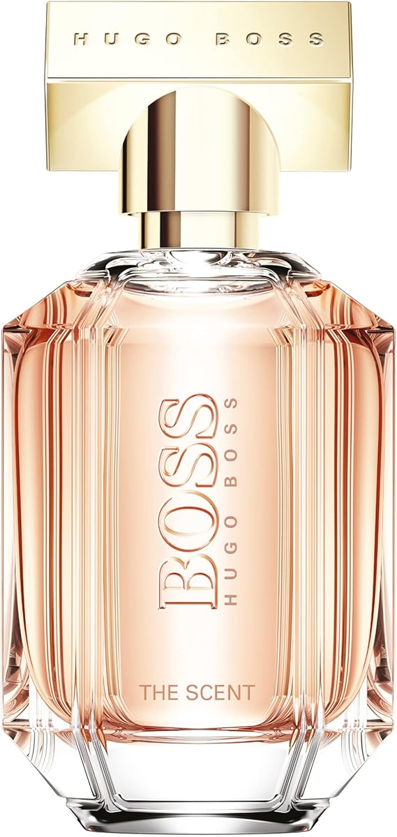 HUGO BOSS The Scent - Eau de Parfum for Her - Fragrance Fragrance with Notes of Honeyed Peach, Osmanthus Flower, Roasted Cocoa - High Longevity - 50ml