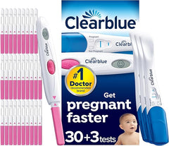 Clearblue Digital Ovulation Test and Early Pregnancy Test - Trying for A Baby Kit, Proven to Help You Get Pregnant, 30 Digital Ovulation Tests and 3 Ultra Early Pregnancy Tests