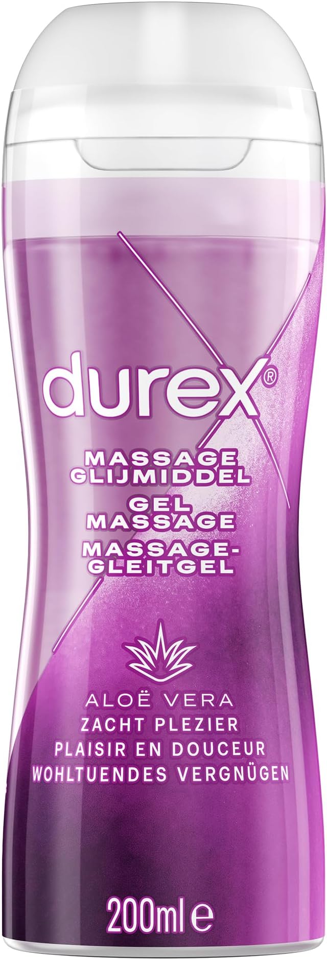 Durex Massage Lube Aloe Vera Soothing, 200 ml,Packaging may vary