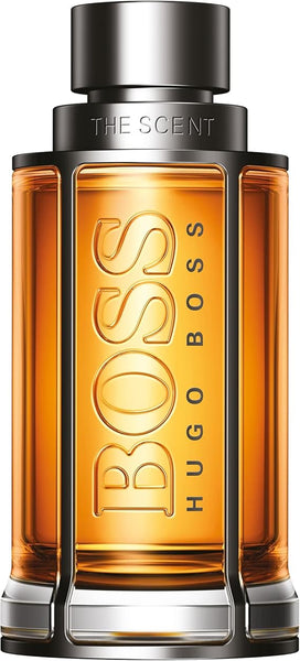 HUGO BOSS The Scent - Eau de Toilette for Him - Ambery & Woody Fragrance With Notes Of Ginger, Maninka Fruit, Leather Accords - Medium Longevity - 100ml
