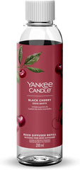 Yankee Candle Signature Reed Diffuser Refill | Black Cherry | 200ml | Up to 20 Weeks of Fragrance | Perfect Gifts for Women