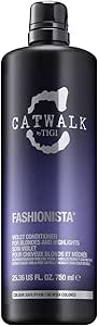 Catwalk by TIGI - Fashionista Violet Purple Conditioner - Ideal for Natural and Coloured Blonde Hair - 750 ml