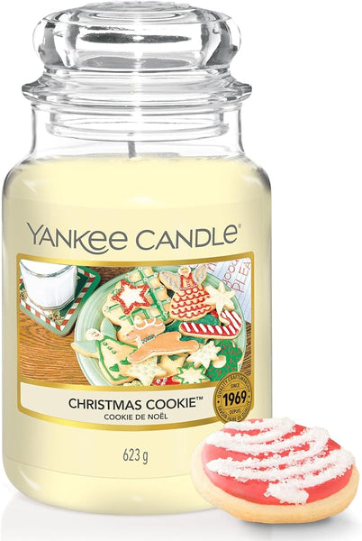 Yankee Candle Scented Candle | Christmas Cookie Large Jar Candle | Long Burning Candles: up to 150 Hours