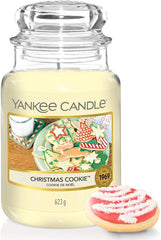 Yankee Candle Scented Candle | Christmas Cookie Large Jar Candle | Long Burning Candles: up to 150 Hours