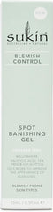Sukin Blemish Control Spot Banishing Gel 15ml - with Tea Tree; cruelty free & vegan friendly - fights impurities and spots to help appearance of acne skin.
