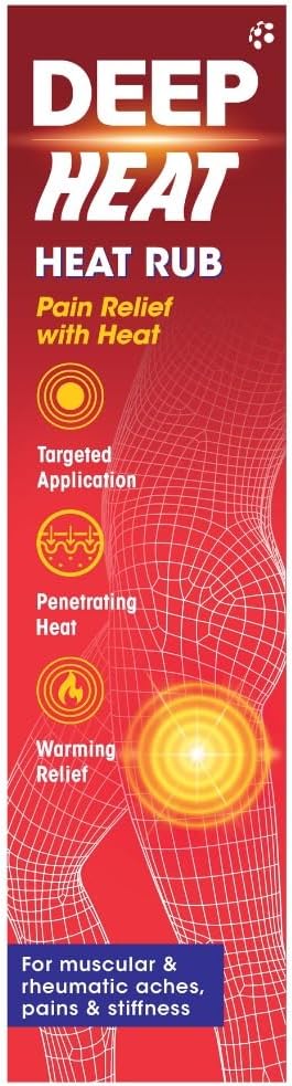 Deep Heat Heat Rub, For Muscular & Rheumatic Aches, Pain and Stiffness, 35g (Pack of 1)