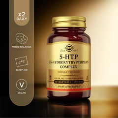Solgar -5-HTP L-5-Hydroxytryptophan Complex Vegetable Capsules