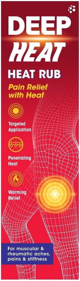 Deep Heat Heat Rub, For Muscular & Rheumatic Aches, Pain and Stiffness, 67g (Pack of 1)