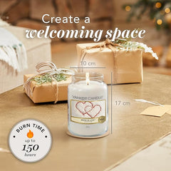 Yankee Candle Scented Candle | Snow In Love Large Jar Candle | Long Burning Candles: up to 150 Hours