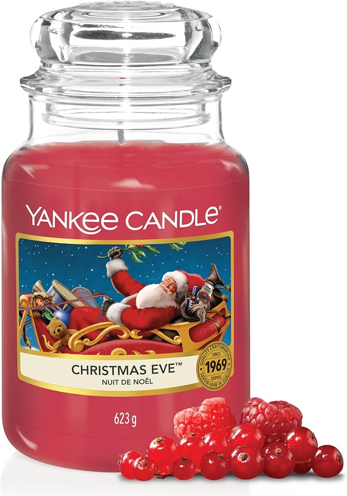 Yankee Candle Scented Candle | Christmas Eve Large Jar Candle | Long Burning Candles: up to 150 Hours | Perfect Gifts for Women