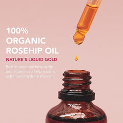 Sukin Organic Rosehip Oil 25ml - reduces the appearance of scars, ageing, relieves redness & helps maintain healthy skin - cruelty free & vegan friendly.