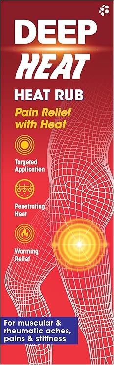 Deep Heat Heat Rub, For Muscular & Rheumatic Aches, Pain and Stiffness, 100g (Pack of 1)