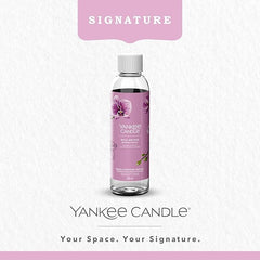 Yankee Candle Signature Reed Diffuser Refill | Wild Orchid | 200ml | Up to 20 weeks of Fragrance for Women