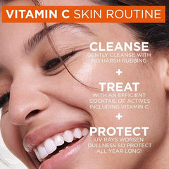 Garnier Brightening and Anti Dark Spot Power Duo,Serum and Moisturiser,Brightening Serum With 3.5 Percent Vitamin C,Niacinamide,Salicylic Acid and Lemon Extract and SPF 50 Face Moisturiser,2 Pieces
