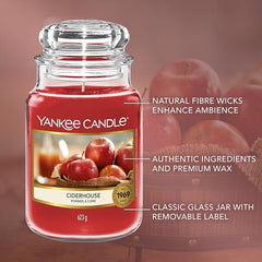 Yankee Candle Scented Candle | Ciderhouse Large Jar | Long Burning Candles: up to 150 Hours for Women