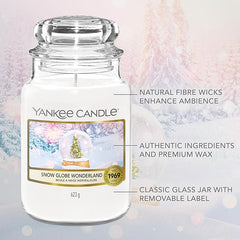 Yankee Candle Scented Candle | Snow Globe Wonderland Large Jar Candle | Burn Time: up to 150 Hours for Women