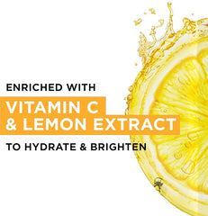 Garnier SkinActive Moisture Bomb Vitamin C Sheet Mask, Hydrating & Brightening Face Mask, Enriched With Vitamin Cg & Hyaluronic Acid Serum, Vegan Tissue