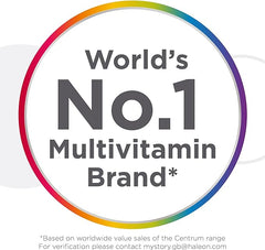 Centrum Advance Multivitamin Tablets for Men and Women, Vitamins with 24 Essential Nutrients, including Vitamin C, D, and Zinc, 100 ct (Packaging and Tablet colour may vary slightly)