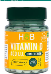 Holland & Barrett-Vitamin D3 400 I.U. 10ug 240 Tablets