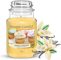 Yankee Candle Scented Candle | Vanilla Cupcake & Lemon Lavender Large Jar Candle | Up to 150 Hours Burn Time