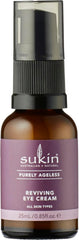 Sukin Purely Ageless Reviving Eye Cream 25ml - with Green Coffee; cruelty free & vegan friendly - antioxidant rich hydration to reduce the appearance of dark circles.