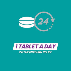 Guardium Acid Reflux Tablets, 14 Pack, Indigestion Tablets, Heartburn Tablets, Esomeprazole, Gerd, Gord, Antacids Tablets For Acid Reflux, 24 Hour Protection, Antacids, Digestion and Nausea