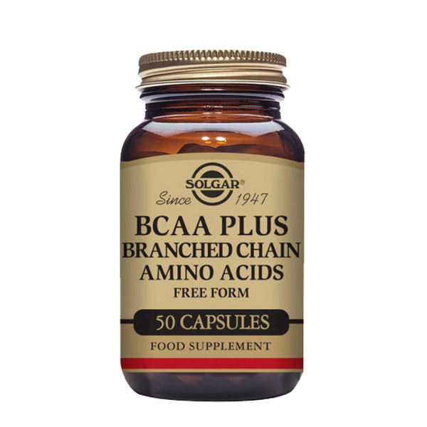 Solgar -BCAA Plus Vegetable Capsules - Pack of 50