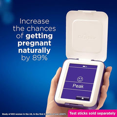Clearblue Fertility Monitor Advanced, Test for Ovulation & Pregnancy, Increases Chances of Getting Pregnant Naturally by 89%, 1 Touch Screen Monitor (Test Sticks Sold Separately), Packaging May Vary