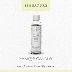 Yankee Candle Signature Reed Diffuser Refill | Midnight Jasmine | 200ml | Up to 20 Weeks of Fragrance | Perfect Gifts for Women
