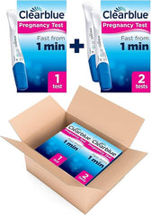 Clearblue Pregnancy Value Bundle: Rapid Detection Pregnancy Tests (3 Tests), Easy at Home Pregnancy Test - Results As Fast As 1 Minute, Packaging May Vary