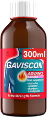 Gaviscon Advance Liquid , Aniseed Liquid, 300ml, Heartburn Liquid, Indigestion Liquid, Antacid Liquid, Acid Reflux, Suitable For Pregnancy, Lasts Up To 4 Hours, Antacids, Digestion and Nausea