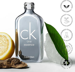 Calvin Klein CK One Essence, Unisex Parfum Intense for All, Vibrant Fragrance with Notes of Bergamot, Organic Green Tea and Sandalwood, High Longevity