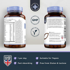 Nutravita Multivitamins & Minerals - 365 Vegan Multivitamin Tablets - 1 Year Supply - Multivitamin Tablets for Men and Women with 26 Essential Active