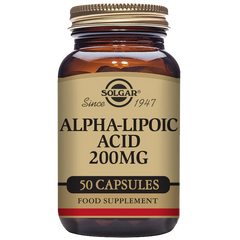 Solgar-Alpha-Lipoic Acid 200 mg Vegetable Capsules - Pack of 50