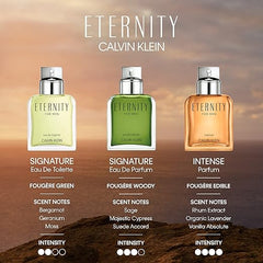 CALVIN KLEIN Eternity - Parfum for Men - Fougere Fragrance with Notes of Organic Lavender, Rhum Extract and Vanilla Absolute - High Longevity