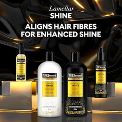 TRESemme Lamellar Shine Hair Care Bundle Shampoo (680 ml), Conditioner (680 ml), Oil (75 ml) & Serum (200 ml) with patented Lamellar Technology for an ultra-glossy salon finish