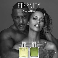 CALVIN KLEIN Eternity - Eau de Parfum for Men - Woody Fragrance with Notes of Sage, Majestic Cypress and Suede Accord - High Longevity