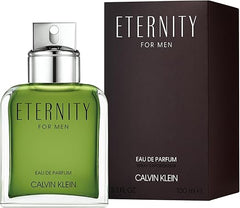 CALVIN KLEIN Eternity - Eau de Parfum for Men - Woody Fragrance with Notes of Sage, Majestic Cypress and Suede Accord - High Longevity