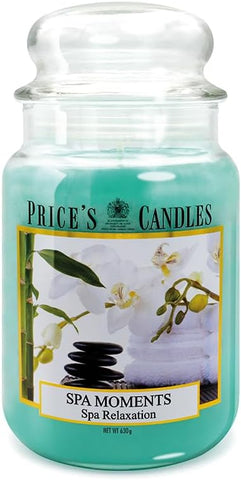 Price's - Spa Moments Large Jar Candle - Sweet, Delicious, Quality Fragrance - Long Lasting Scent - Up to 150 Hour Burn Time