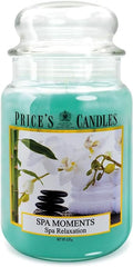 Price's - Spa Moments Large Jar Candle - Sweet, Delicious, Quality Fragrance - Long Lasting Scent - Up to 150 Hour Burn Time