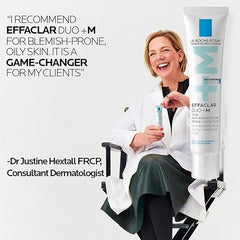 La Roche-Posay Effaclar Duo+M Anti-Breakout Corrective Gel Moisturiser For Oily, Blemish-Prone Skin 40ml